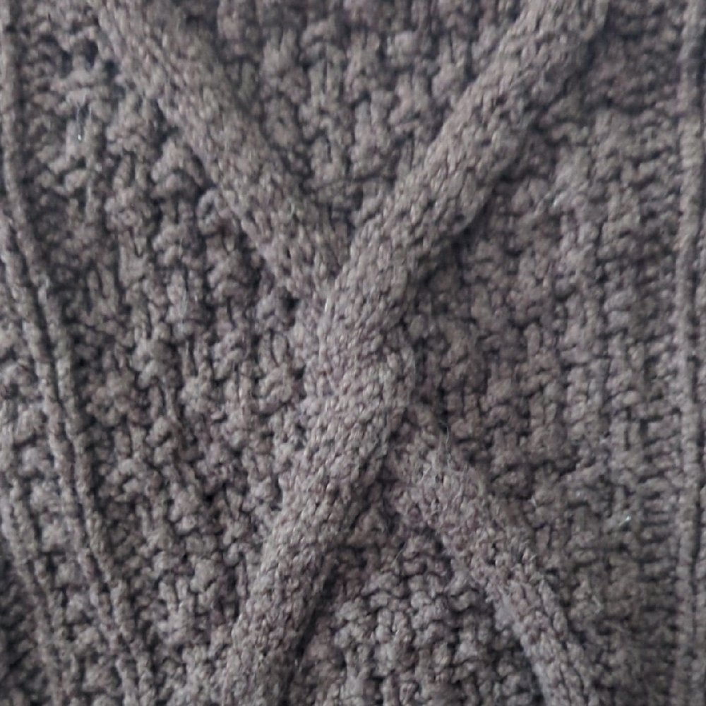 Free People Cable Knit Sweater in Rich Brown - Picture 4 of 5